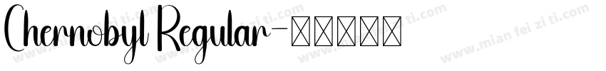 Chernobyl Regular字体转换